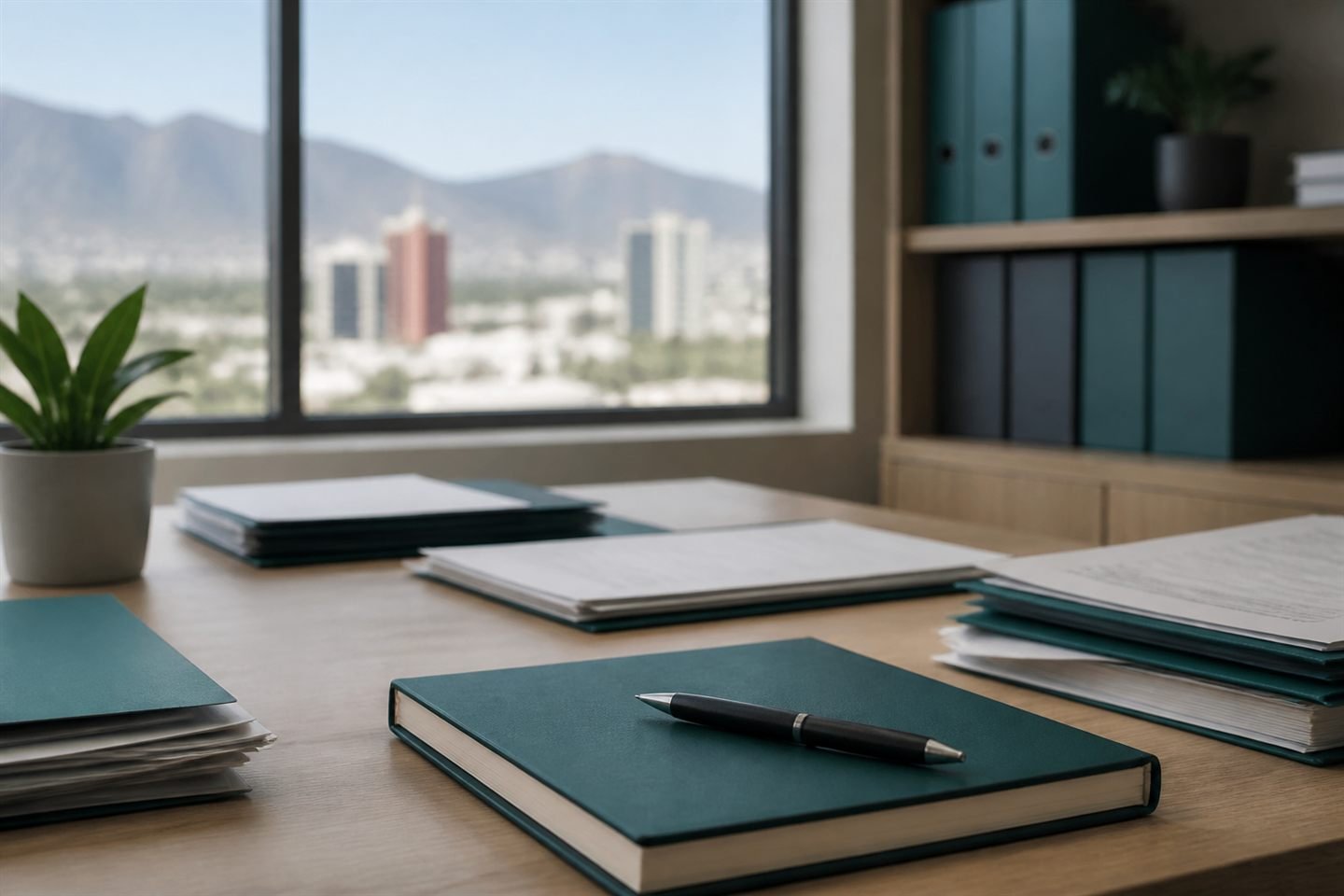 Organización contable y financiera en una oficina profesional